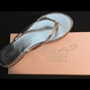 Jewel by Badgley Mischka Flip Flops